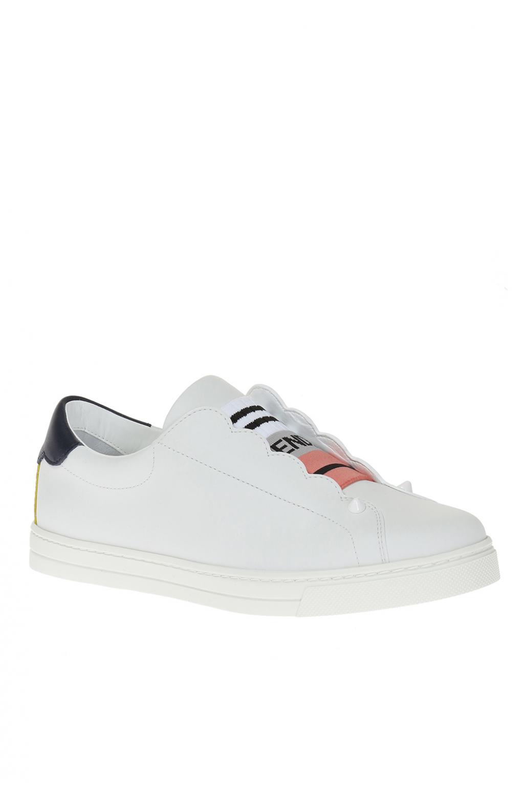 Fendi white clearance leather sneakers